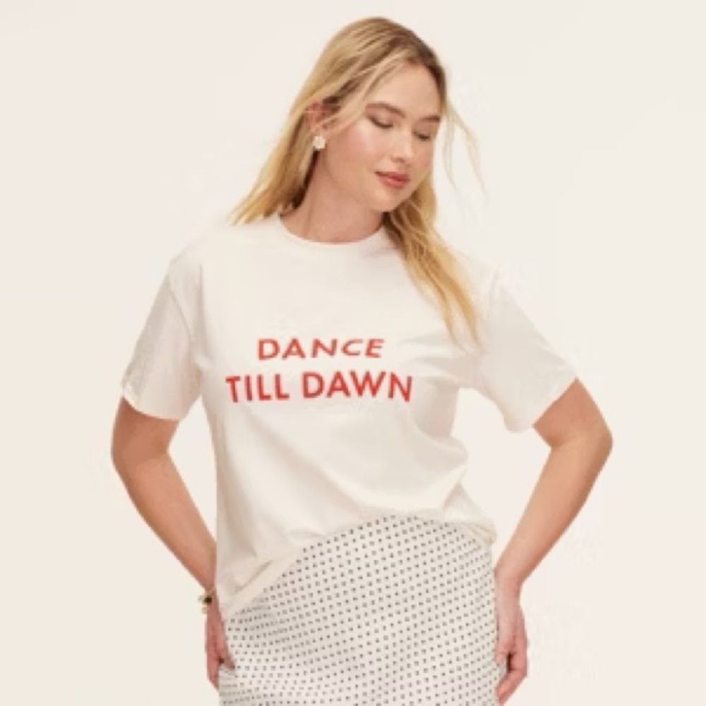 KATE SPADE NEW YORK X‎ TARGET DANCE TILL DAWN SHORT SLEEVE T-SHIRT MEDIUM